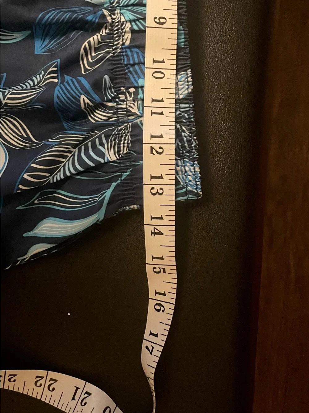 Kanu Surf Blue Tropical Floral Print Swim Trunks New